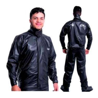 Imagem de Capa de Chuva Impermeável Motoqueiro Motoboy Lider Material PVC Alta Q