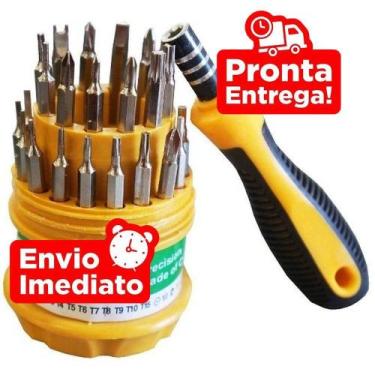 Imagem de Jogo de Ferramentas para Conserto de Celular Torx Philips Fenda 31 Cha