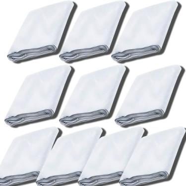 Imagem de 10 Un Fita PVC Branca Largura 10 Cm Com 10 Metros De Comprimento Para 