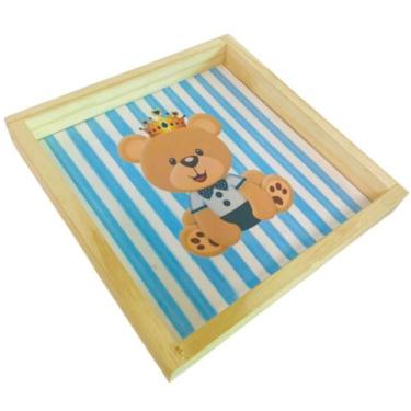 Imagem de Bandeja em Pínus Personalizada Bebê Menino/Menina - Dóia Kids, Bandeja