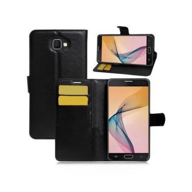Imagem de Capa Carteira Case com Flip Para Samsung Galaxy J5 Prime Cor Preto - L