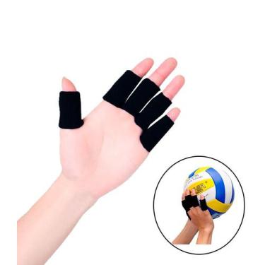 Imagem de 10 Unidades Protetor de Dedo Elástico Vôlei Basquete Handebol - Estilo