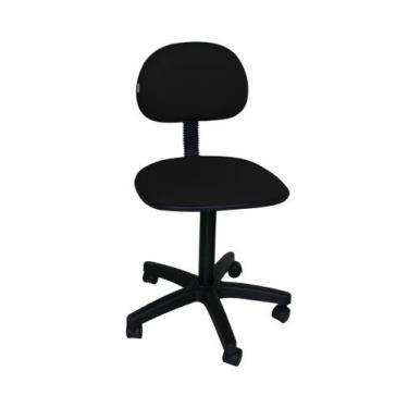 Imagem de Cadeira Secretária Corano Pistão fixo - Abeflex, Preto
