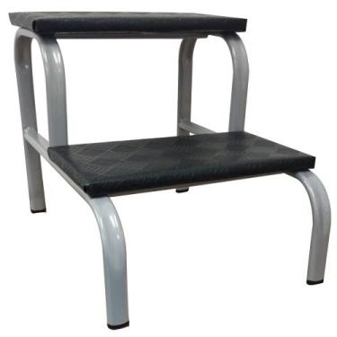 Imagem de Escada Escadinha Para Obeso 2 Degraus Maca e Depilação Estética Cor Pr