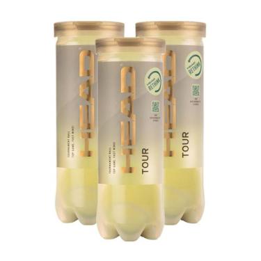 Imagem de Bolas de Tênis Head Tour 3B 3 Tubos 9 Bolas