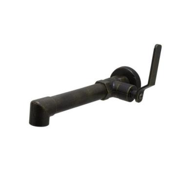 Imagem de Torneira Pia Lavatório Banheiro Industrial Rustico Parede Dourado Ouro