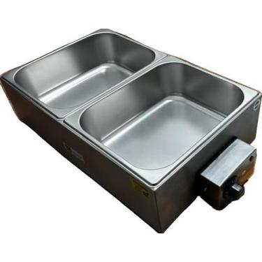 Imagem de Derretedeira de Chocolate 2 Cubas 5 Kg Cada Cuba Linha Industrial Banh