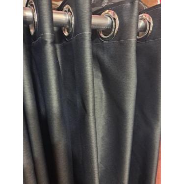 Imagem de Cortina Bella Janela corta Luz Blend Curta 2,60 x 1,70 m, Preto