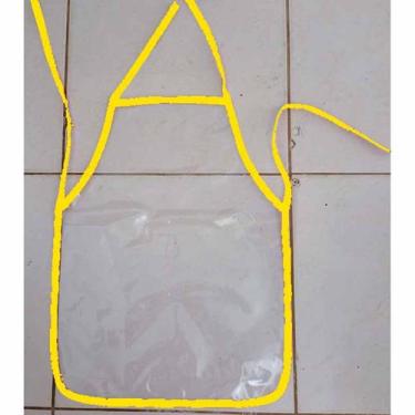 Imagem de Avental Infantil Escolar de Plástico SEM Bolso - Jule Artes, G