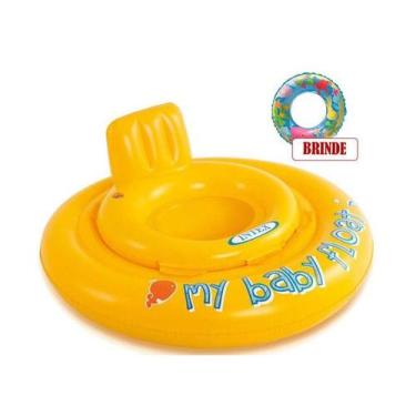 Imagem de Boia Baby  Bote Conforto Amarelo - Intex