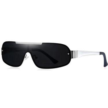 Imagem de Óculos de Sol Piloto Barcur Ultra Leve Alumínio Masculino Lente Polari