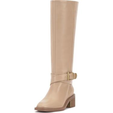 Imagem de Vince Camuto Bota de cano alto feminina Gini, Polimento macio, 37