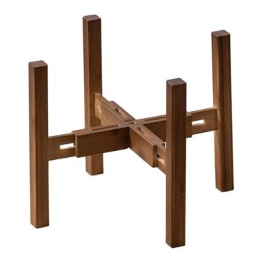 Imagem de ＫＬＫＣＭＳ Suporte ajustável de plantas de meados do século, organizador artesanal, rack de exibição de bonsai, suporte em vaso para presentes de jardinagem,