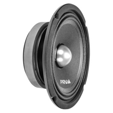 Imagem de PRV AUDIO Alto-falante tipo bala de alcance médio raso de 16,5 cm 6MR250B-4 fino, alto-falante fino de 4 Ohm, potência de programa de 250 watts, bobina de voz de 3,8 cm, 125 watts RMS, compacto para portas (único)