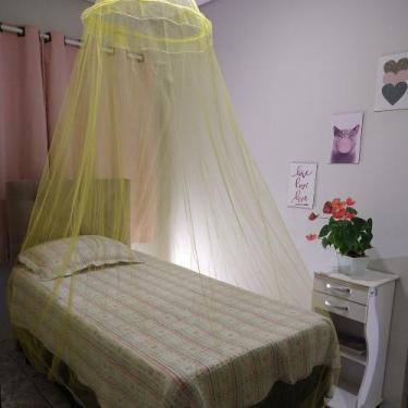 Imagem de Mosquiteiro cortinado casal e solteiro renda filó - luz rechilieu