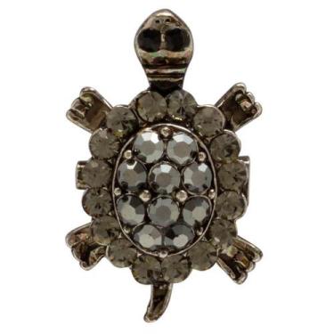 Imagem de Broche Tartaruga Strass BRG0053 - Akasaki, Grafite