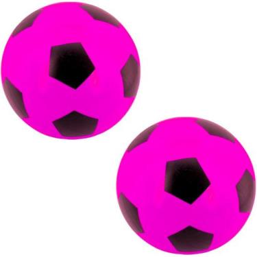 Imagem de 02x Bola De Vinil Pingo Dente De Leite Futebol Kit Atacado - Supri Lar