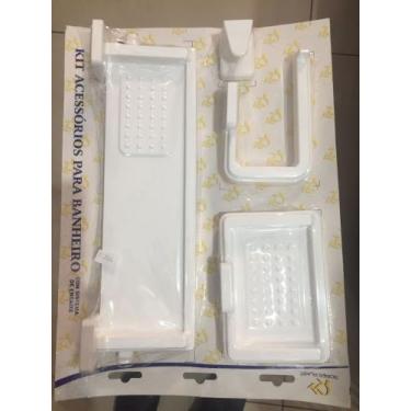 Imagem de Kit acessórios p/banheiro - Rodear plast