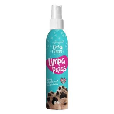 Imagem de Spray Limpa Patas Pet Clean 120ml Elimina o Odor e Hidrata as Patinhas