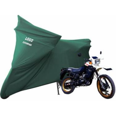 Imagem de Capa De Tecido Para Cobrir Moto Agrale Dakar 30.0 De Luxo - Mz, Verde