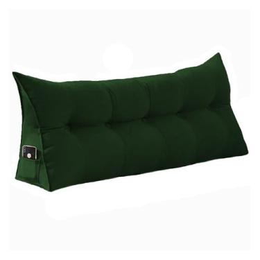 Imagem de Almofada de Apoio para Cabeceira 100cm Suede Várias Cores - Estopar, S