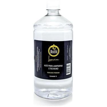 Imagem de Fluido Para Lamparinas 1 Litro Puro Sem Aroma Velas Bistrot