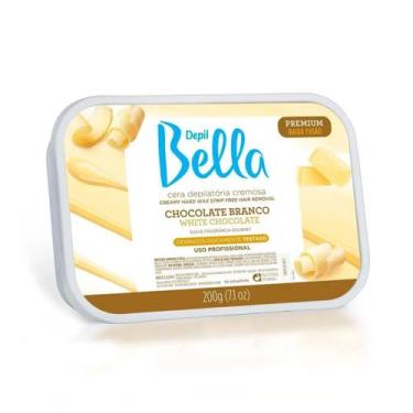 Imagem de Cera Depilatória Quente Chocolate Branco 800g - Depil Bella