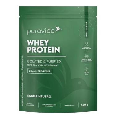 Imagem de Whey Protein 100% Isolado Neutro Puravida  450g