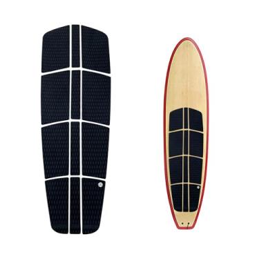 Imagem de UPSURF SUP Deck Pad Surf EVA 3 mm cola antiderrapante Top Stand Up Paddle Board SUP Deck almofada de tração padrão de placa de diamante (preto)