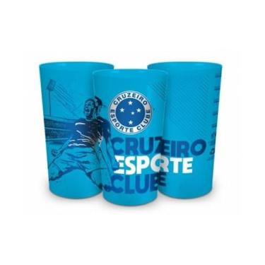 Imagem de Copo Plástico Cruzeiro Produto Licenciado Oficial