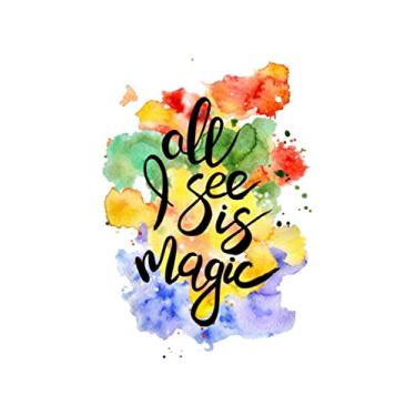 Imagem de All I See Is Magic: Dot Grid Bullet Notebook Journal, Dots Great For Journaling, Notes, And Organization Gift, Dotted Great For Doodling Or Writing