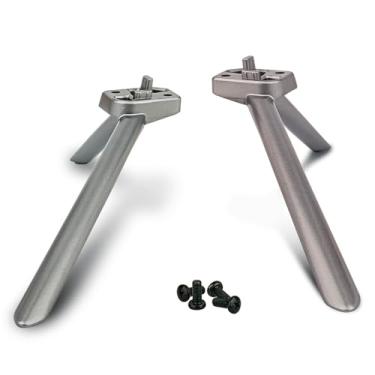 Imagem de Suporte para TV com pernas de mesa Suporte de TV Base de TV Aplicável para Hisense 55 polegadas Classe U6G Series Quantum ULED 4K UHD Smart Google TV 55U6G