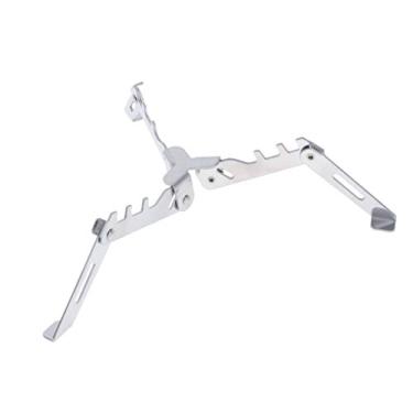 Imagem de CUTICATE Estabilizador de lata de combustível para fogões de acampamento, aço inoxidável, mini dobrável para cozinhar tanque de gasolina tripé