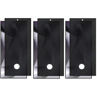 Imagem de Combo 3x Película De Vidro Privativa Anti Espiao 3D 9D Para Samsung Galaxy S24 Ultra