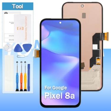 Imagem de Substituição de tela para Google Pixel 8A GKV4X, G6GPR, G8HHN, G576D 15.5 cm Original LCD Display Touch Screen Digitalizador Montagem de Vidro - Ferramentas