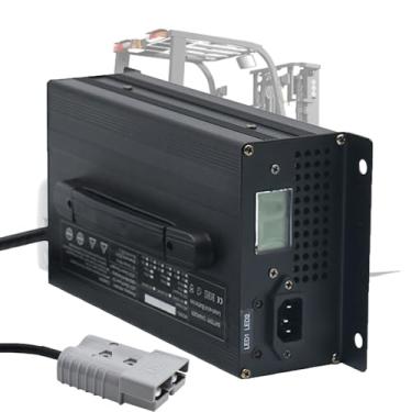 Imagem de Carregador de bateria de chumbo-ácido 48V 20A Carregador de bateria para empilhadeira com plugue Anderson 120A/175A/350A para paleteira, empilhadeira elétrica, carrinho de golfe,48v 20a,350A