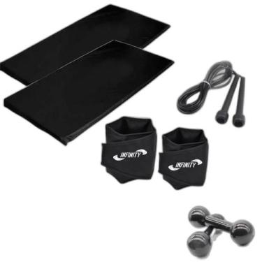 Imagem de Kit Aeróbico Caneleira 5 Kg + Step 10Cm + Halter 3Kg + - Infinity