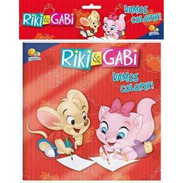 Imagem de Vamos Colorir! Kit Livro (+ Lápis de Cor) - Riki