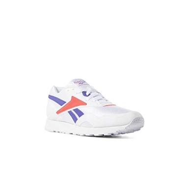 Imagem de Reebok Rapide Masculino, Branco/Team Purple/Neon Red, 9