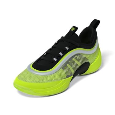 Imagem de adidas Tênis de basquete unissex D.o.n. Issue 6, Limão lúcido/preto/prata metálico, 41 BR