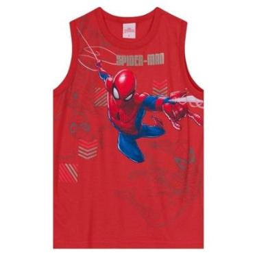 Imagem de Regata infantil menino do homem-aranha Brandili-Masculino