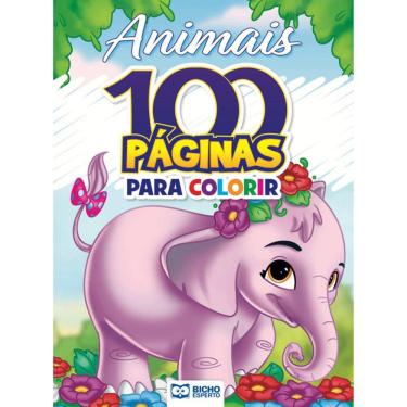 Imagem de 100 Páginas Para Colorir - Animais