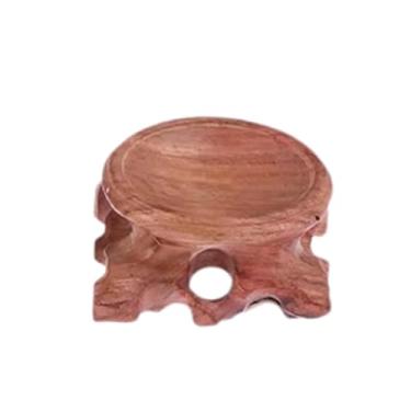 Imagem de simhoa Suporte de ovo de ovo orbão de madeira, ornamento, esfera artesanal de esfera artesanal Globe Stone Base de ovos para a decoração de de esfera, 5cmx2.5cm