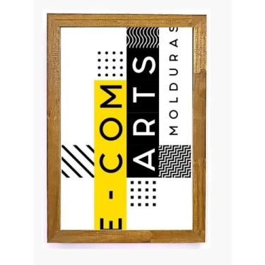 Imagem de Moldura em Madeira com vidro - Tamanho 20x30 vidro - Dominio dos Pássa