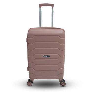 Imagem de Mala De Viagem Bordo Polipropileno Cadeado FLAT Rodas 360 - Sonatta, R