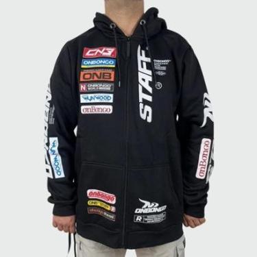 Imagem de Moletom Onbongo Aberto Plus Size-Masculino