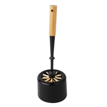 Imagem de Escova Sanitária Bambu Natural e Preto - A\CASA