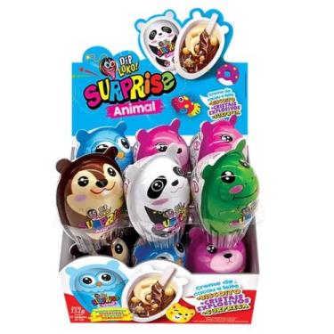 Imagem de DipLoko Surprise Animal Creme de Chocolate 12und - 11g - Danilla