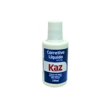 Imagem de Corretivo Líquido 18ml Corretivo Escolar Á Base De Água - Kaz
