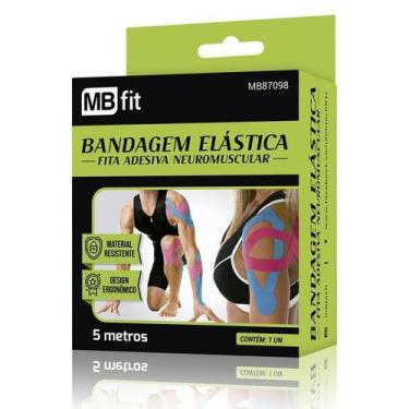 Imagem de Bandagem Elástica Fita Adesiva Neuromuscular - Mbfit